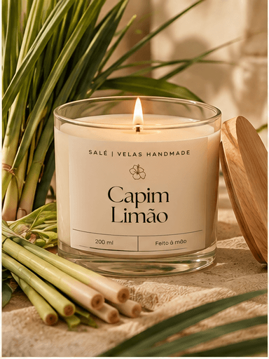 Vela Capim Limão & Alecrim